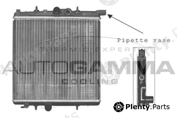 Autogamma 101231 — Radiator, engine cooling