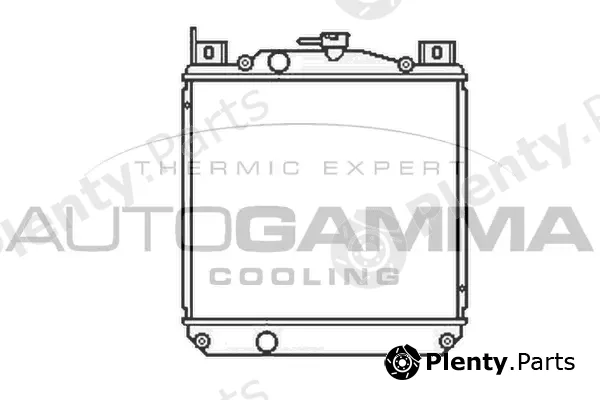 Autogamma 104160 — Radiator, engine cooling