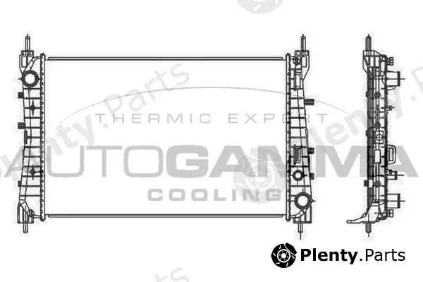 Autogamma 107213 — Radiator, engine cooling