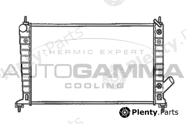 Autogamma 102302 — Radiator, engine cooling