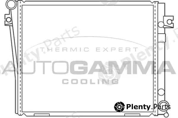 Autogamma 100121 — Radiator, engine cooling