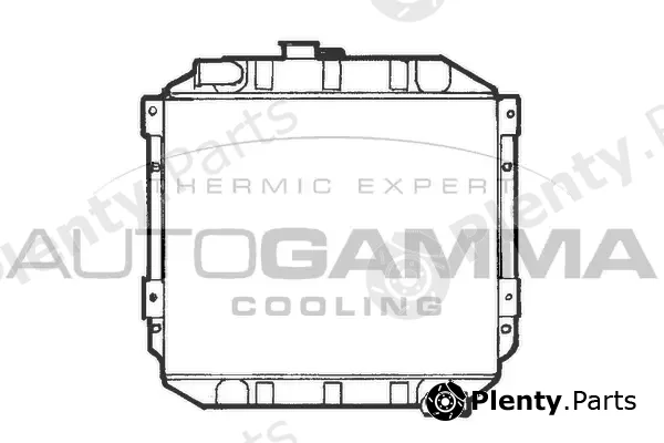 Autogamma 100325 — Radiator, engine cooling