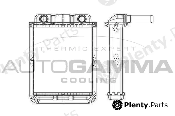 Autogamma 105234 — Heat Exchanger, interior heating