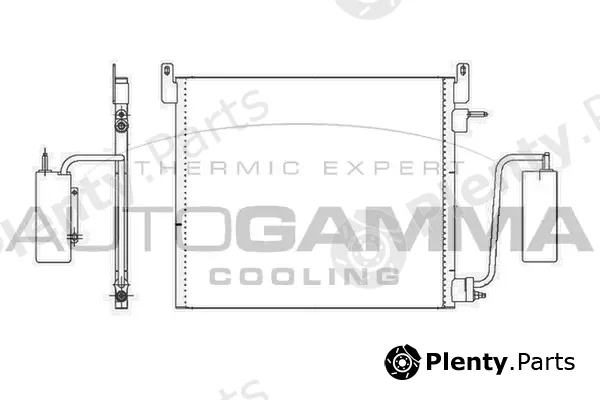 Autogamma 105020 — Condenser, air conditioning