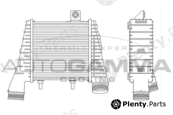 Autogamma 105722 — Charge Air Cooler
