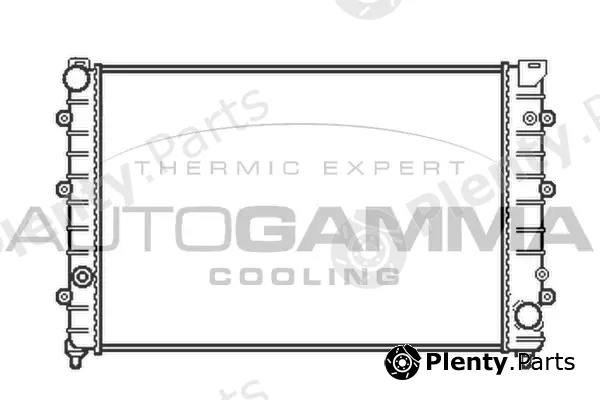 Autogamma 102892 — Radiator, engine cooling