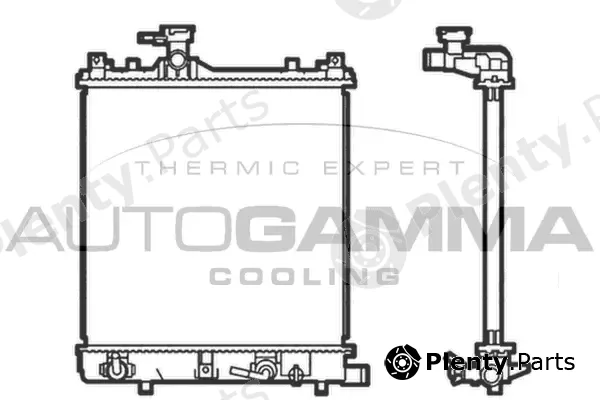 Autogamma 103531 — Radiator, engine cooling