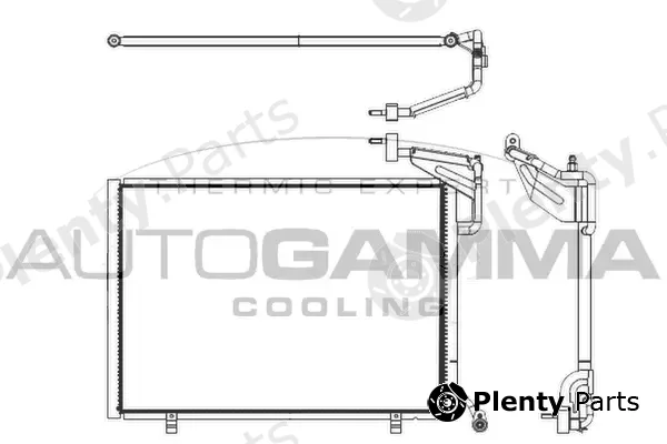 Autogamma 107148 — Condenser, air conditioning