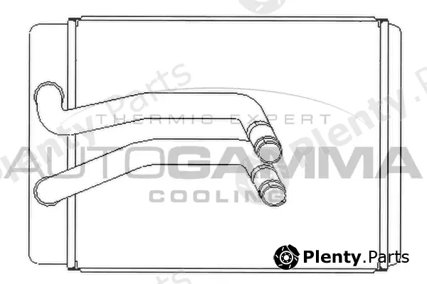 Autogamma 105231 — Heat Exchanger, interior heating
