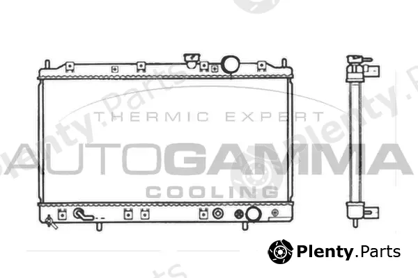 Autogamma 103496 — Radiator, engine cooling