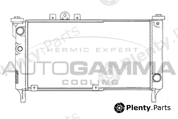 Autogamma 100981 — Radiator, engine cooling