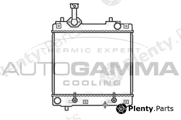 Autogamma 105935 — Radiator, engine cooling