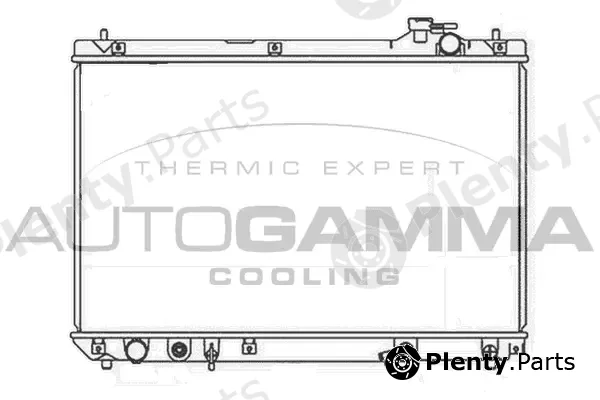 Autogamma 105809 — Radiator, engine cooling