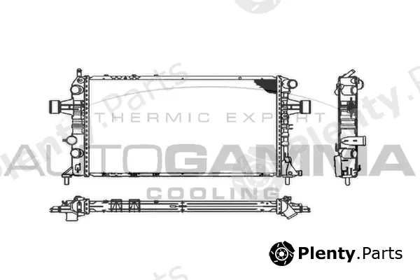 Autogamma 101449 — Radiator, engine cooling
