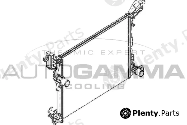 Autogamma 110003 — Radiator, engine cooling