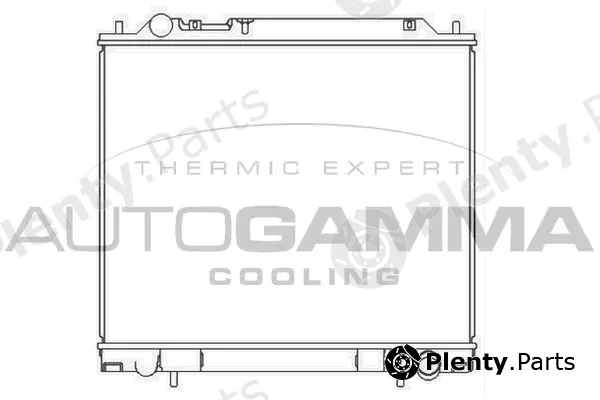 Autogamma 105696 — Radiator, engine cooling