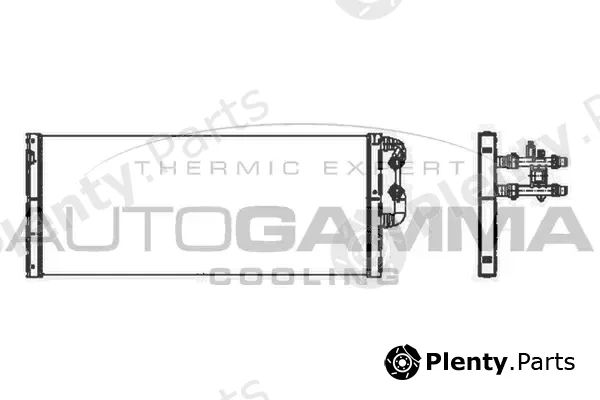 Autogamma 105313 — Radiator, engine cooling