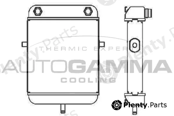 Autogamma 101935 — Oil Cooler, engine oil