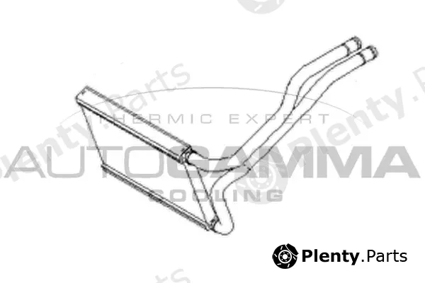 Autogamma 105820 — Heat Exchanger, interior heating