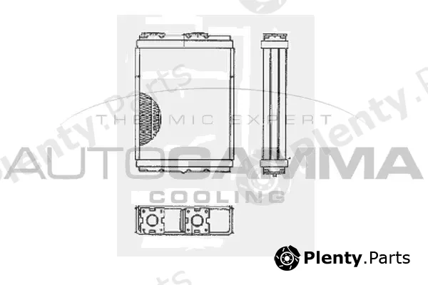 Autogamma 103145 — Heat Exchanger, interior heating