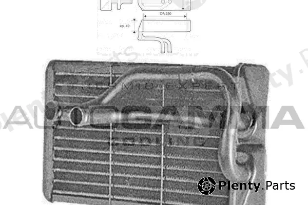 Autogamma 102466 — Heat Exchanger, interior heating