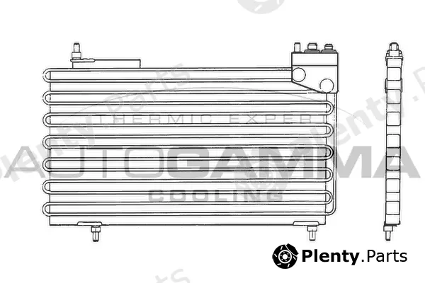 Autogamma 101837 — Condenser, air conditioning