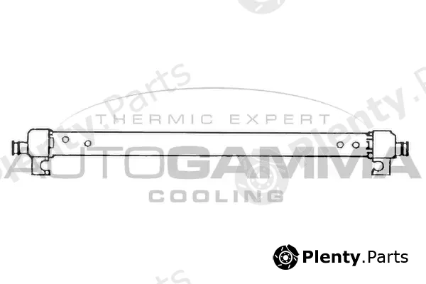 Autogamma 101875 — Oil Cooler, engine oil