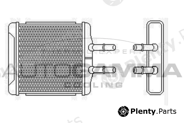 Autogamma 102584 — Heat Exchanger, interior heating