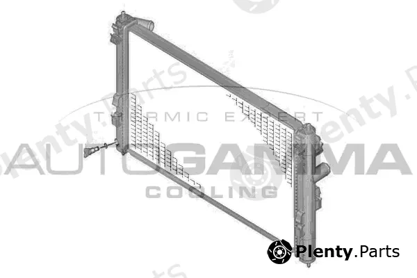 Autogamma 107709 — Radiator, engine cooling