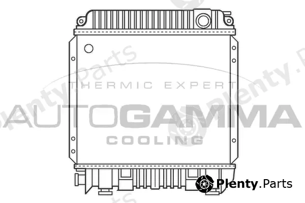 Autogamma 100085 — Radiator, engine cooling