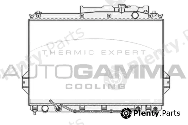 Autogamma 105798 — Radiator, engine cooling