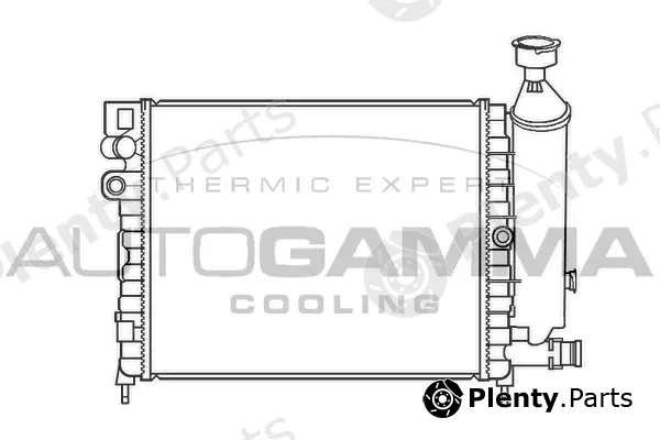 Autogamma 100152 — Radiator, engine cooling