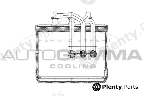 Autogamma 103396 — Heat Exchanger, interior heating
