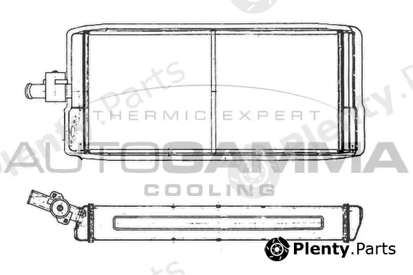 Autogamma 104816 — Heat Exchanger, interior heating