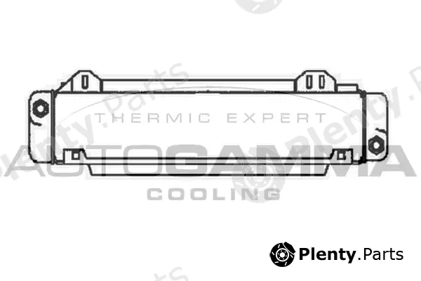 Autogamma 102498 — Oil Cooler, engine oil
