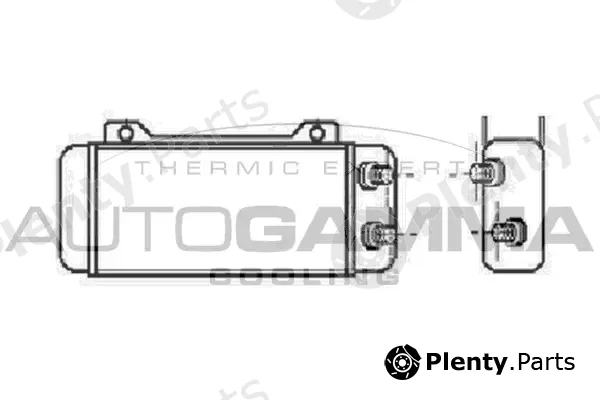 Autogamma 102509 — Oil Cooler, engine oil