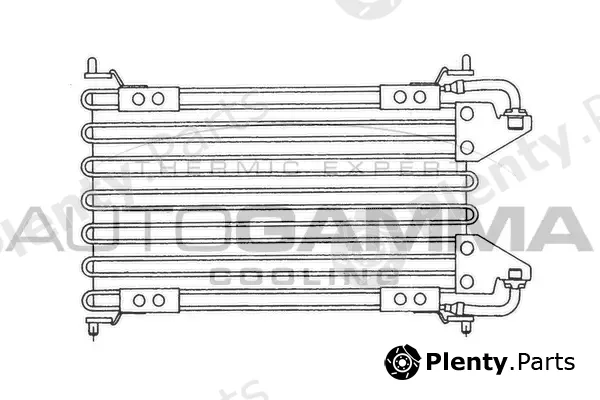 Autogamma 101838 — Condenser, air conditioning