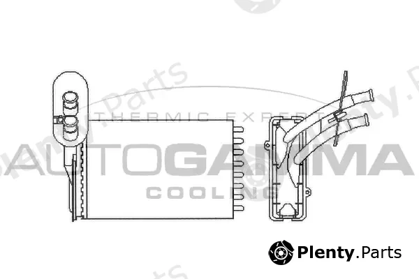 Autogamma 101776 — Heat Exchanger, interior heating