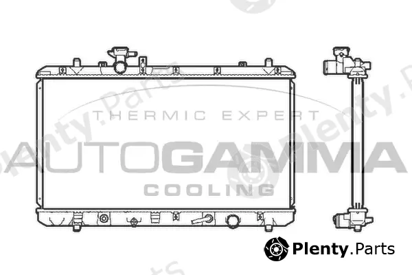 Autogamma 105698 — Radiator, engine cooling