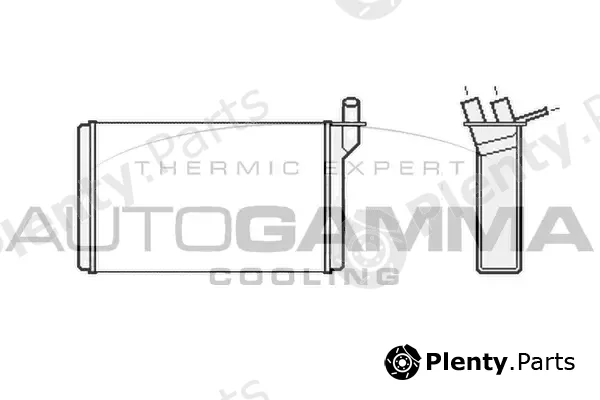 Autogamma 107037 — Heat Exchanger, interior heating