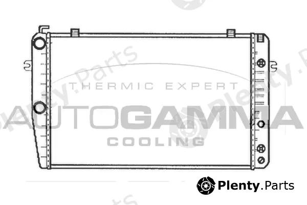 Autogamma 102154 — Radiator, engine cooling