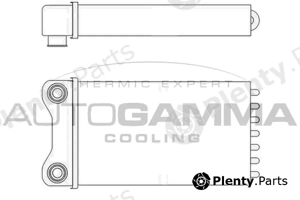 Autogamma 102987 — Heat Exchanger, interior heating