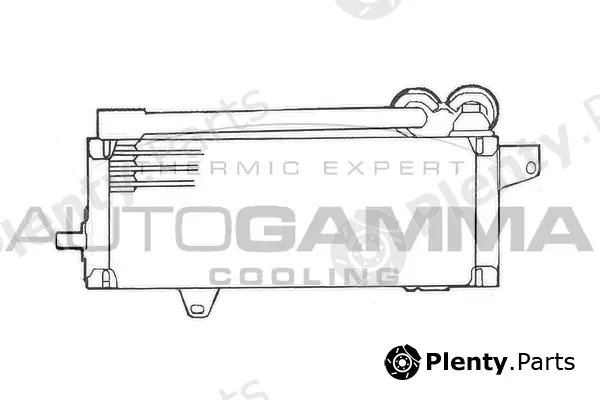 Autogamma 101550 — Oil Cooler, engine oil