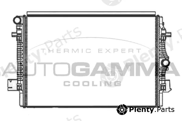Autogamma 107818 — Radiator, engine cooling
