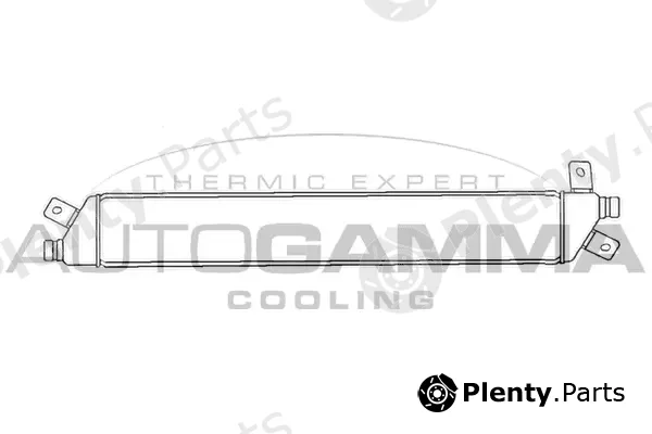 Autogamma 101918 — Oil Cooler, engine oil