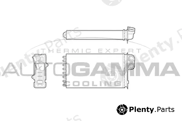 Autogamma 101969 — Heat Exchanger, interior heating