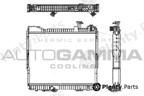 Autogamma 105488 — Radiator, engine cooling