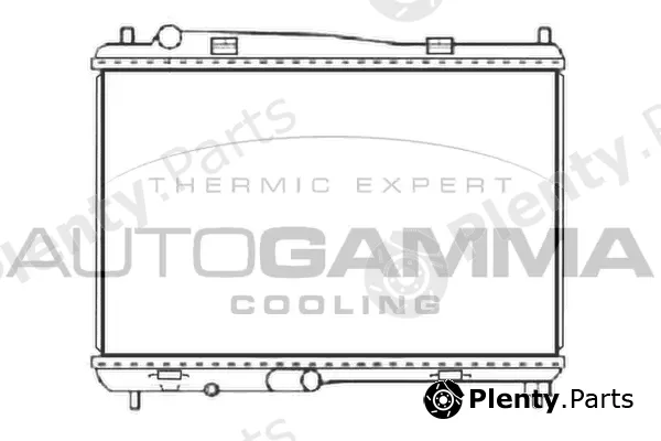 Autogamma 107415 — Radiator, engine cooling