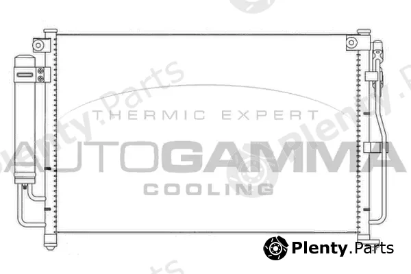 Autogamma 107075 — Condenser, air conditioning