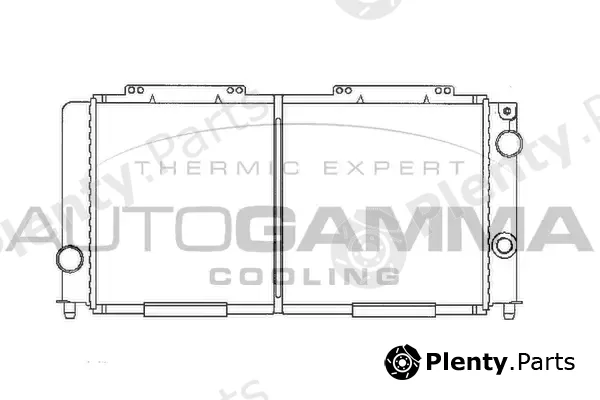 Autogamma 100003 — Radiator, engine cooling